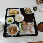 Minshuku Tokiwa - ある日の夕食