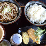 Udon Ebisuy - とろろ定食にうどん1人前を別注文