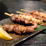 湘南鮮魚と炭焼牛たん かっこ - 串焼き盛り合わせ