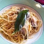 Aglio e Olio - 牡蠣のパスタ白ワインソース