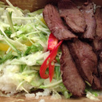 大地讃頌 - 鹿肉サラダ丼¥500（かなり修正）笑