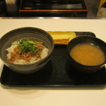 吉野家 - 【終売】【朝食】｢鶏そぼろ飯｣です。