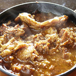 Lantan - 牛すじ肉の煮込み八丁味噌ワイン煮。味噌と赤ワイン、香味野菜で長時間煮込んだ牛すじ肉。