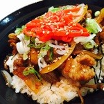 Kura - 焼肉丼750円
