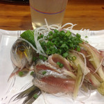 はまいち茶屋 - イワシの刺身