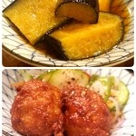 Nabegen - お通し♪上が揚げビーナスと下が揚げ？…わかんないナス(;´∀｀)お豆腐？でも美味しかったナス(o^-')b !