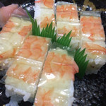 玉好 - エビの押しずしズーム