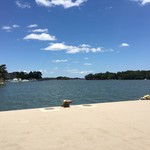 中里飲食店 - この日は天気もよくとても気持ちよかったです。