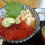 レストラン彩湖 - イクラ丼(1800円)