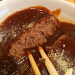 cache-cache - 201608 カシュカシュ ★13周年記念ランチ（煮込みハンバーグ 500円）アイスコーヒー（200円）★煮込みハンバーグ