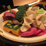 四角家餃子本舗 - 蒸し鍋♡野菜タップリ