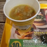 Freshness Burger Shinomiya Bypass Ten - ベジタブルスープ