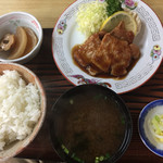 フライパン - 生姜焼き定食