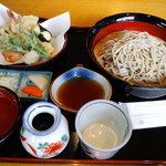 Soba Dokoro Kanasaan - 天付き十割そば