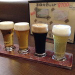 Fukuoka Kitchen - 4種飲み比べクラフトビール
