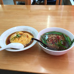 Chinese Ryouri Housai - Aランチ 台湾ラーメン(小) と 天津飯 700円