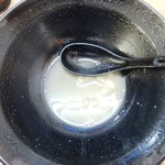 長浜屋台ラーメン 長浜いちばん - 完食・完汁