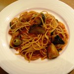 チャーリーＣ - ナスとベーコンのパスタ