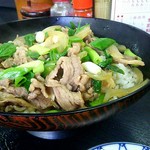 Soba Moto - 肉丼 up