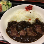 Hida Komeya - 飛騨牛ビーフカレー (サラダ付き) 1300円