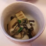 さくら川 - 突き出し(山菜の煮物)