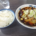 西町大喜 - 中華そば小(750円)+ライス(160円)