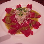 Don San Tei Shinjuku Goyashiki Ten - 馬肉のカルパッチョ