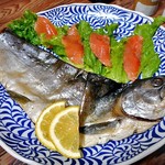 宝船温泉湯元ことぶき - 夕食（ビワマスの燻製）