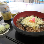 定山渓温泉 湯の花 - 冷やしたぬき 630円(2017年10月)