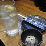 Yakitori Yamacho Inadazutsumi Ten - ハッピーあわ～で酎ハイ通常290円が半額とお通し300円