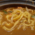 丸岡うどん - 固さ控えめの”味噌煮込みの麺”