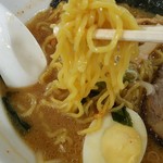 らーめん一心 - カレーセットの味噌ラーメン