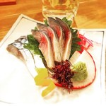 大垣のてっぺん - 〆鯖のお造り