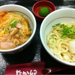 Naka U Gokiso Ten - 親子丼ミニ３９０円とすだちうどん（小）１９０円