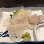 酒場 岩科 - いかさし 380円
      天ぷら定食 1,000円