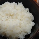 Matsu no Ya Muko Ten - 『厚切りロースかつ定食』(税込み680円)　ご飯は1.5膳分ほどある