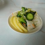 やっこ食堂 - ここお新香が旨いんだよな～！