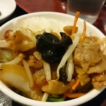Kenkou Chuuka Seiren Yokoyama Nishiguchi Ten - 豚肉と野菜の黒こしょう炒め丼