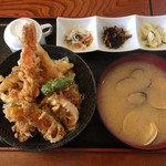 Uochu - 穴子エビ天丼　1450円