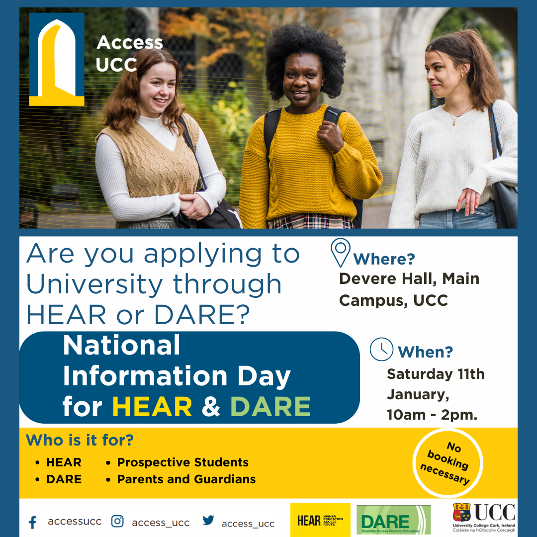 National HEAR and DARE Clinic – Cork Venue – 11th January 2025