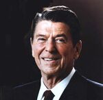 Ronald Reagan, President from 1981-1989